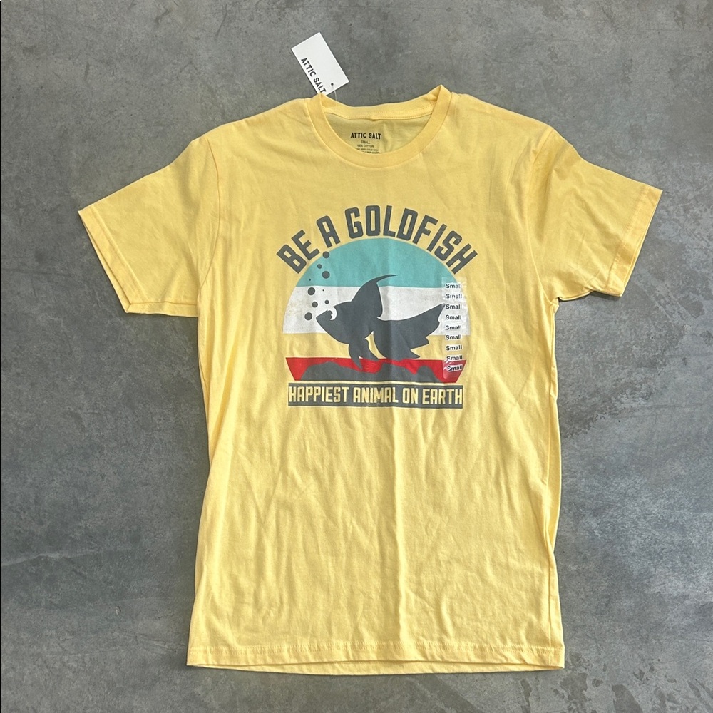 Yellow Graphic T-Shirt for Woman